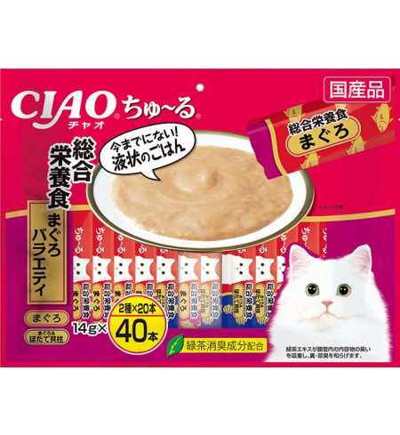 [CAT] 챠오츄르 종합영양식(주식) - 참치 버라이어티 40P