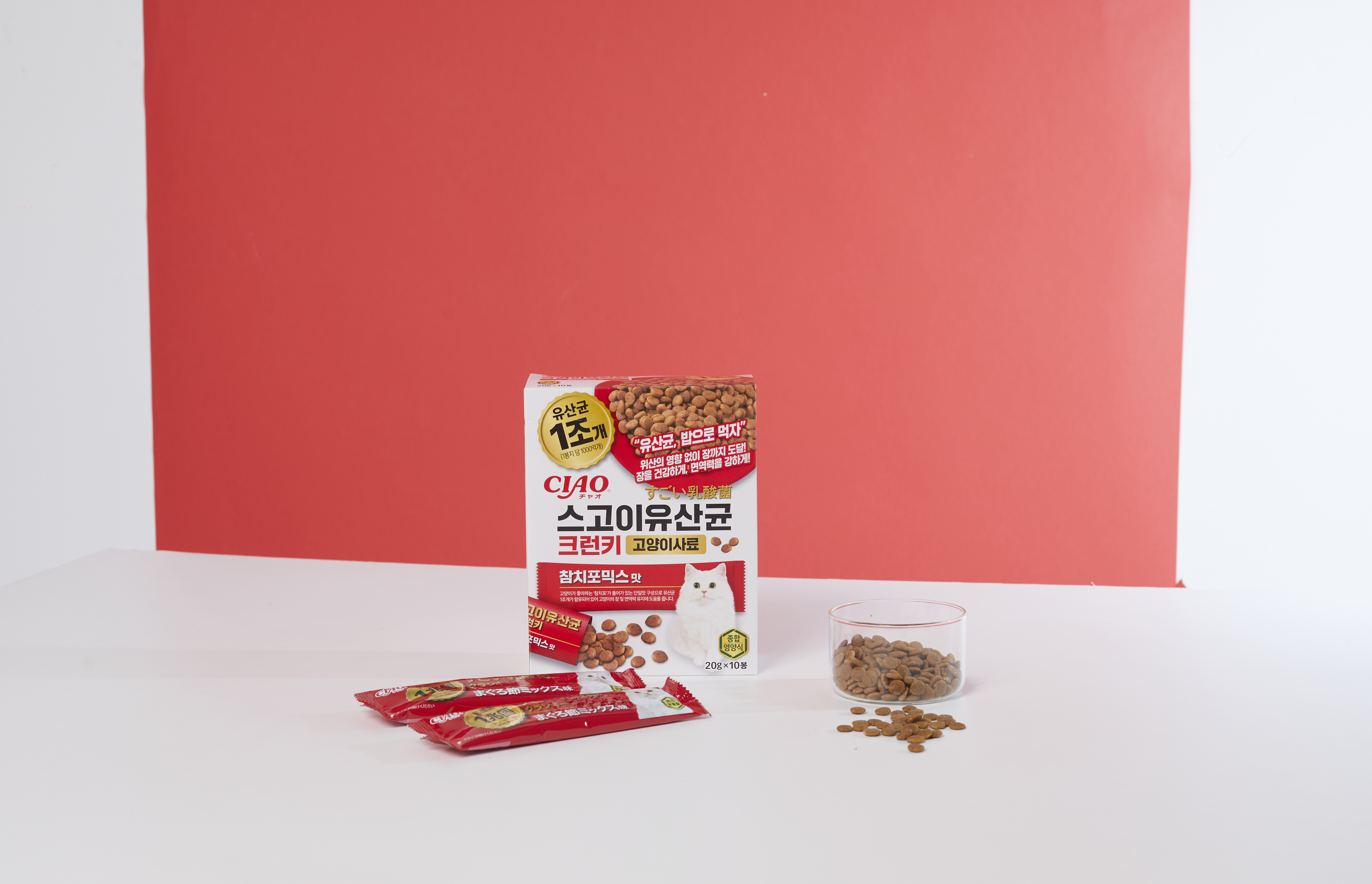 [고양이사료] 스고이 유산균 크런키 (20G*10봉) - 참치포믹스